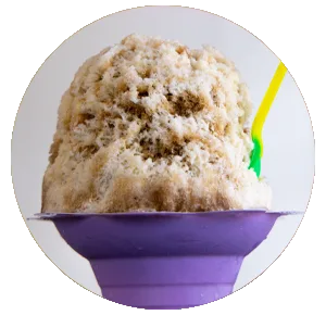 Rootbeer Float shave ice